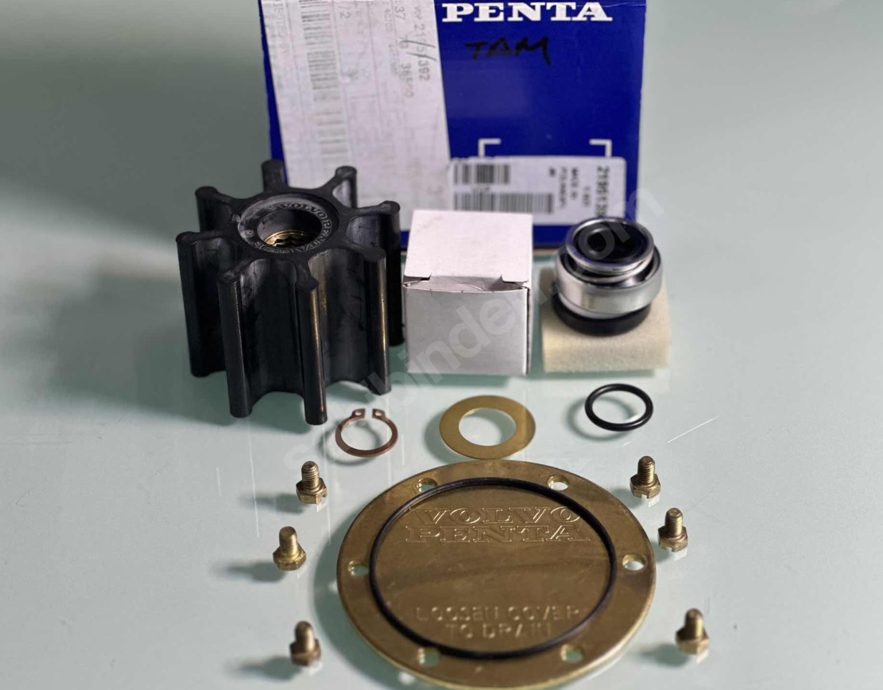 Volvo Penta 21951392 D4 Seawater Pump Wear Kit + Impeller - Görsel 3