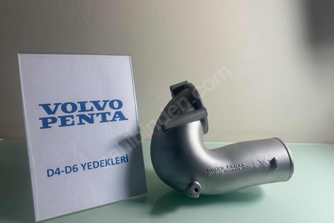 (2.EL)Volvo Penta 3812945 D4 D6 Turbo Dirseği Konektör - Görsel 2