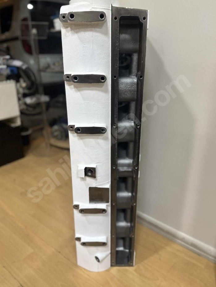 (2.EL)John Deere Marine JD525711 JD520563 13.5L Orjinal Cylinder Head - Görsel 10