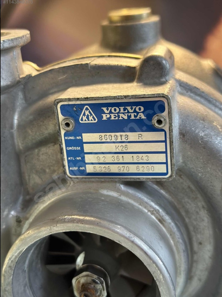 VOLVO PENTA 860918 KAD 41,42 SERİSİ MARİN ORJİNAL TURBO - Görsel 6